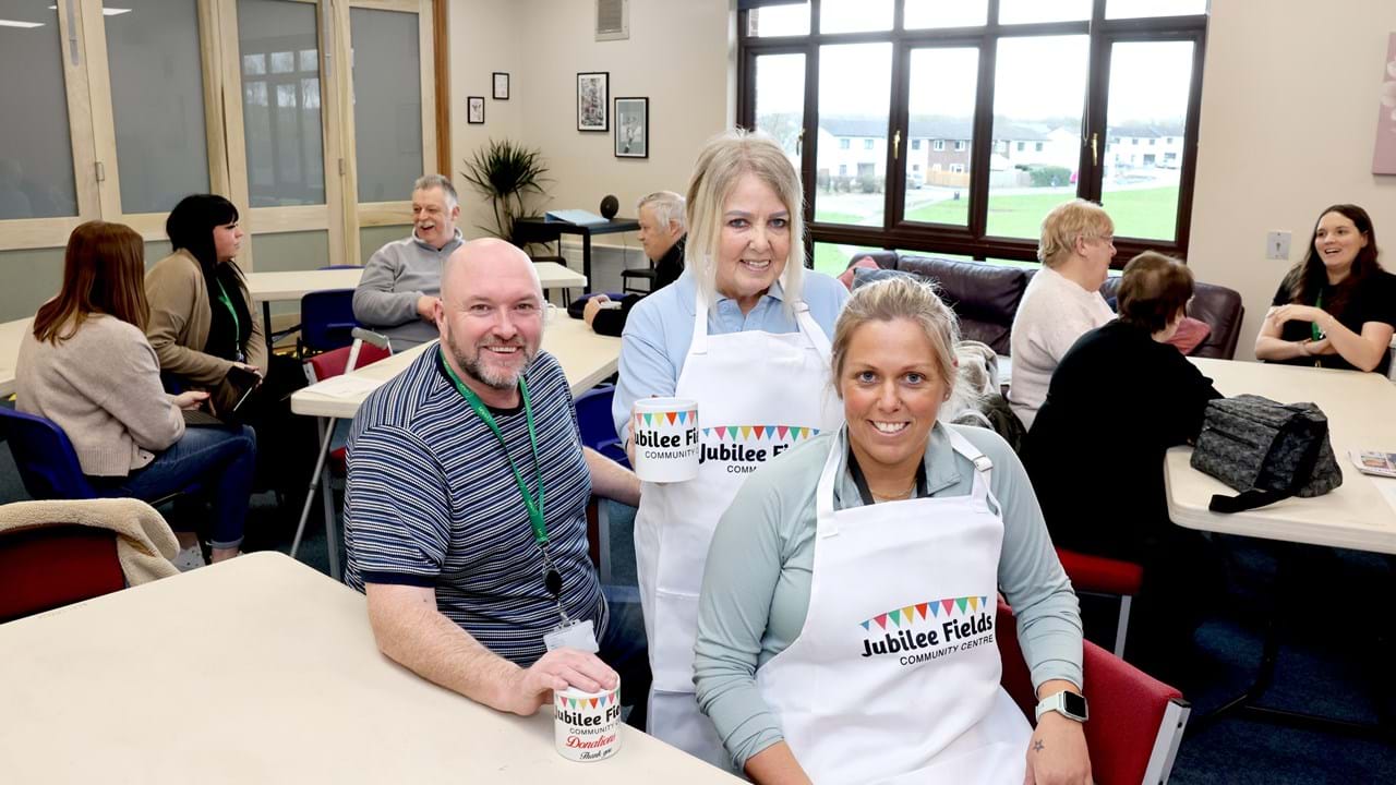 Livin employee and community support workers at Jubilee Fields Community Centre