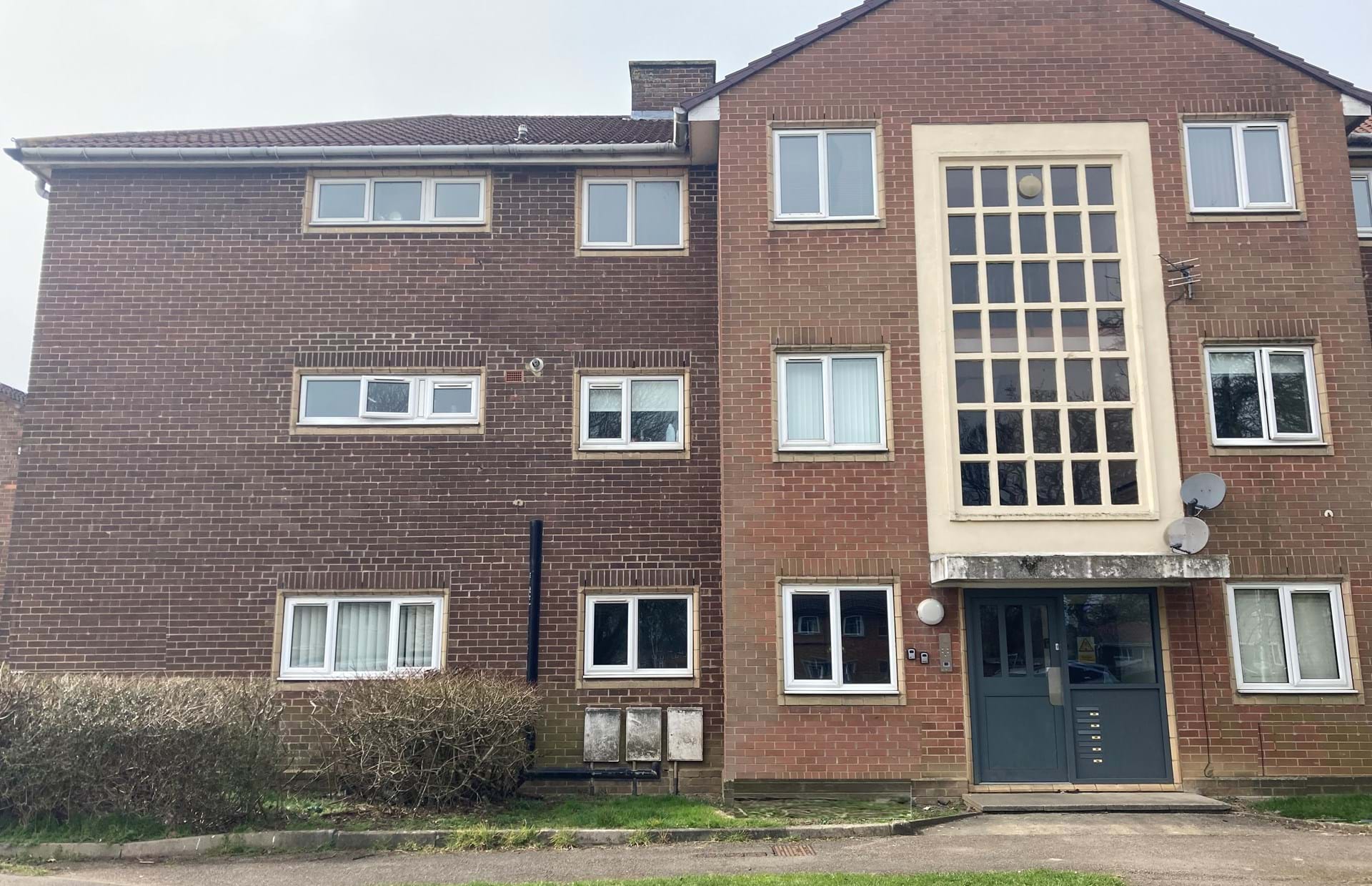 Front view of Boyden Court, Newton Aycliffe
