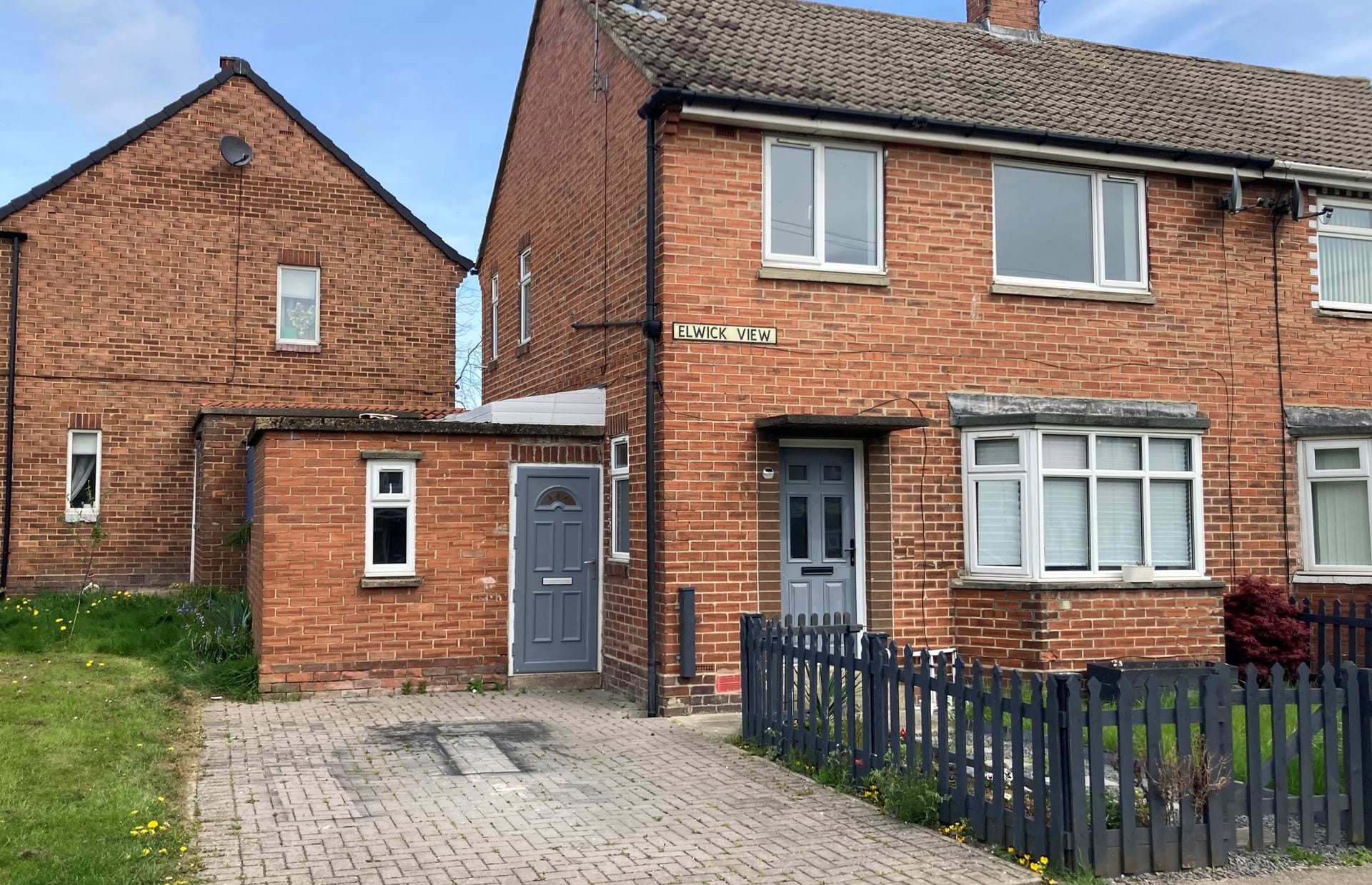 Front view, Elwick View, Trimdon Village