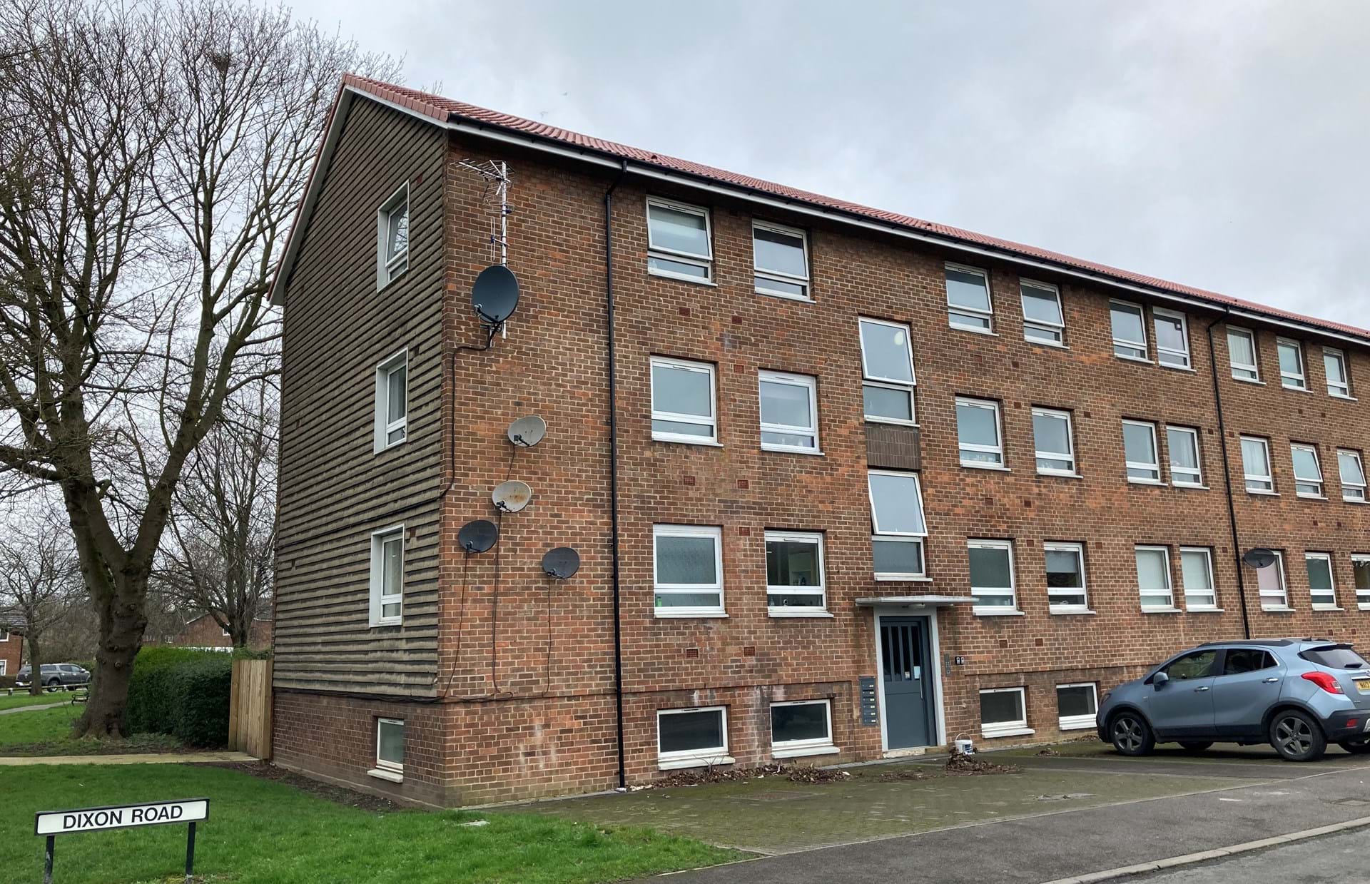 Front View, Dixon Road, Newton Aycliffe