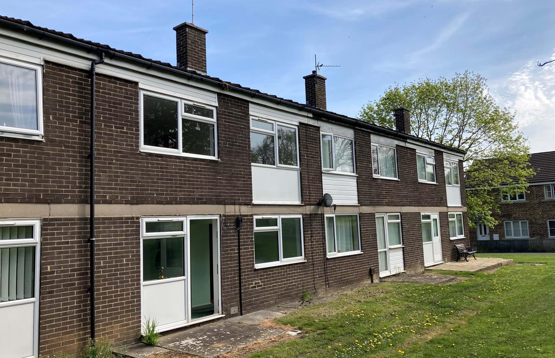 Rear view, Linden Place, Newton Aycliffe