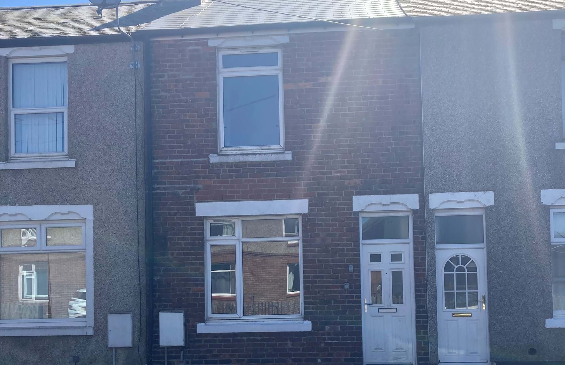 Front View of Raby Terrace