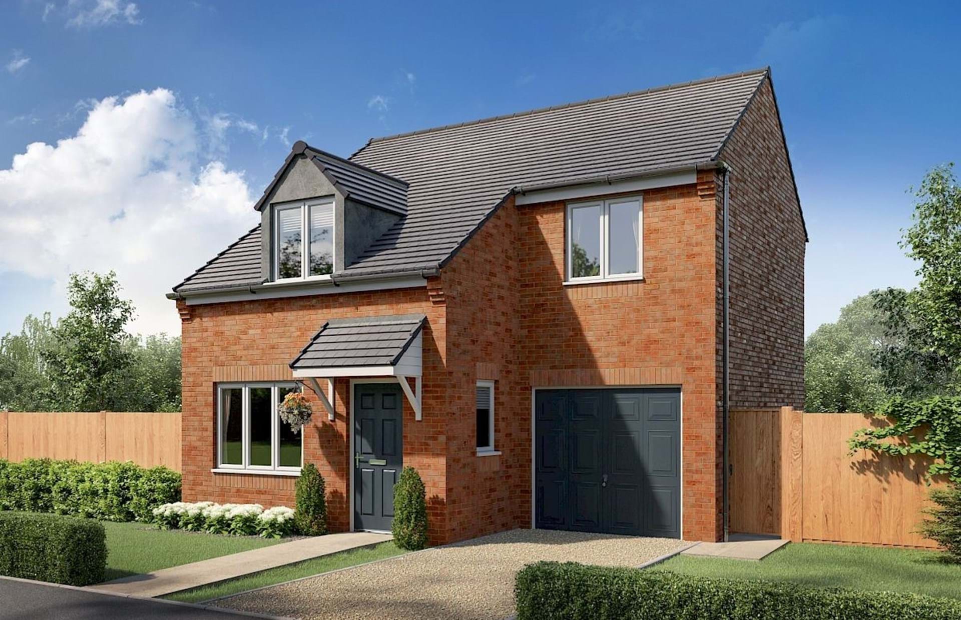 Front view, Collin Road, Bishop Auckland