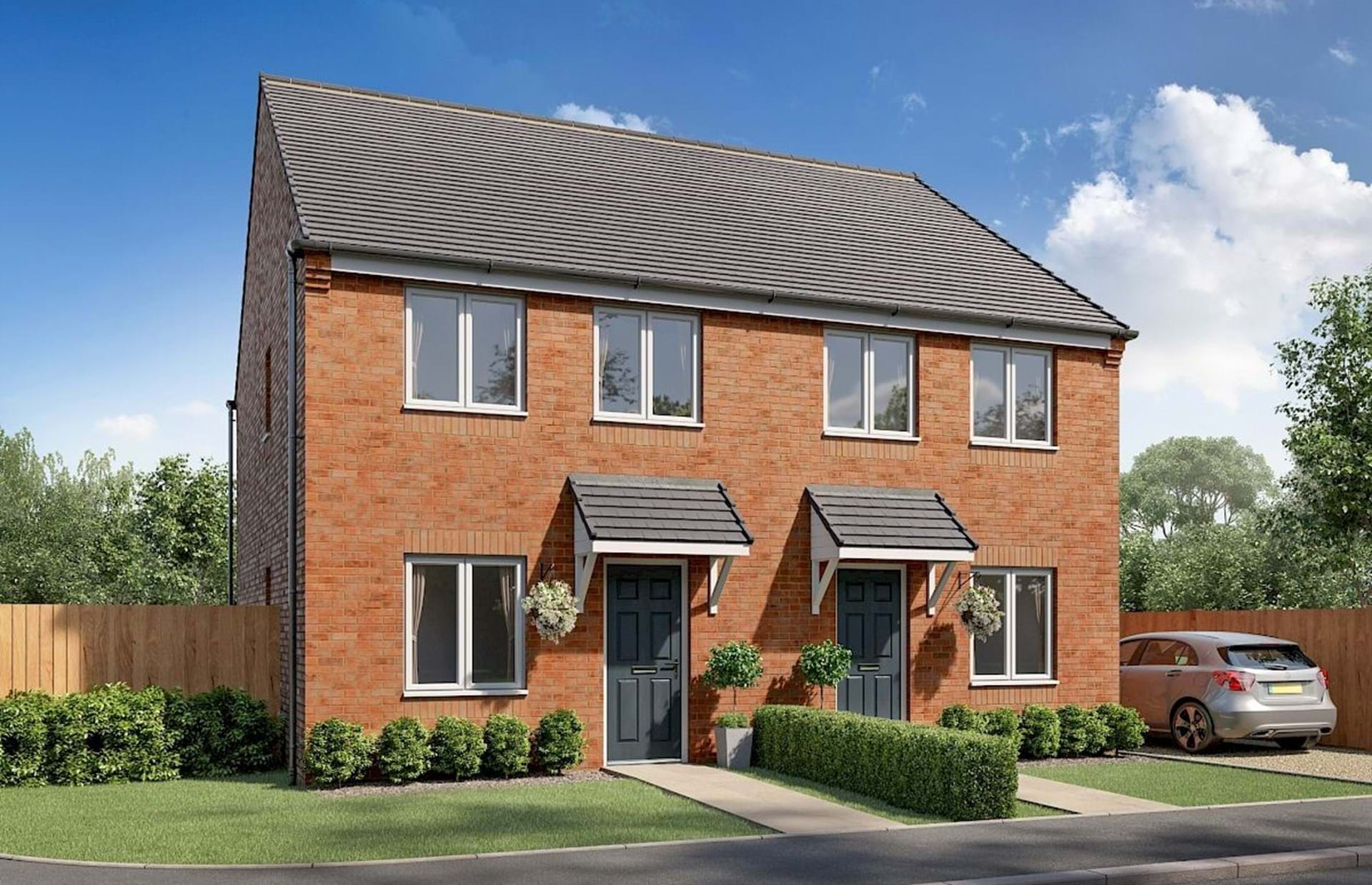 Front view, Collin Road, Bishop Auckland