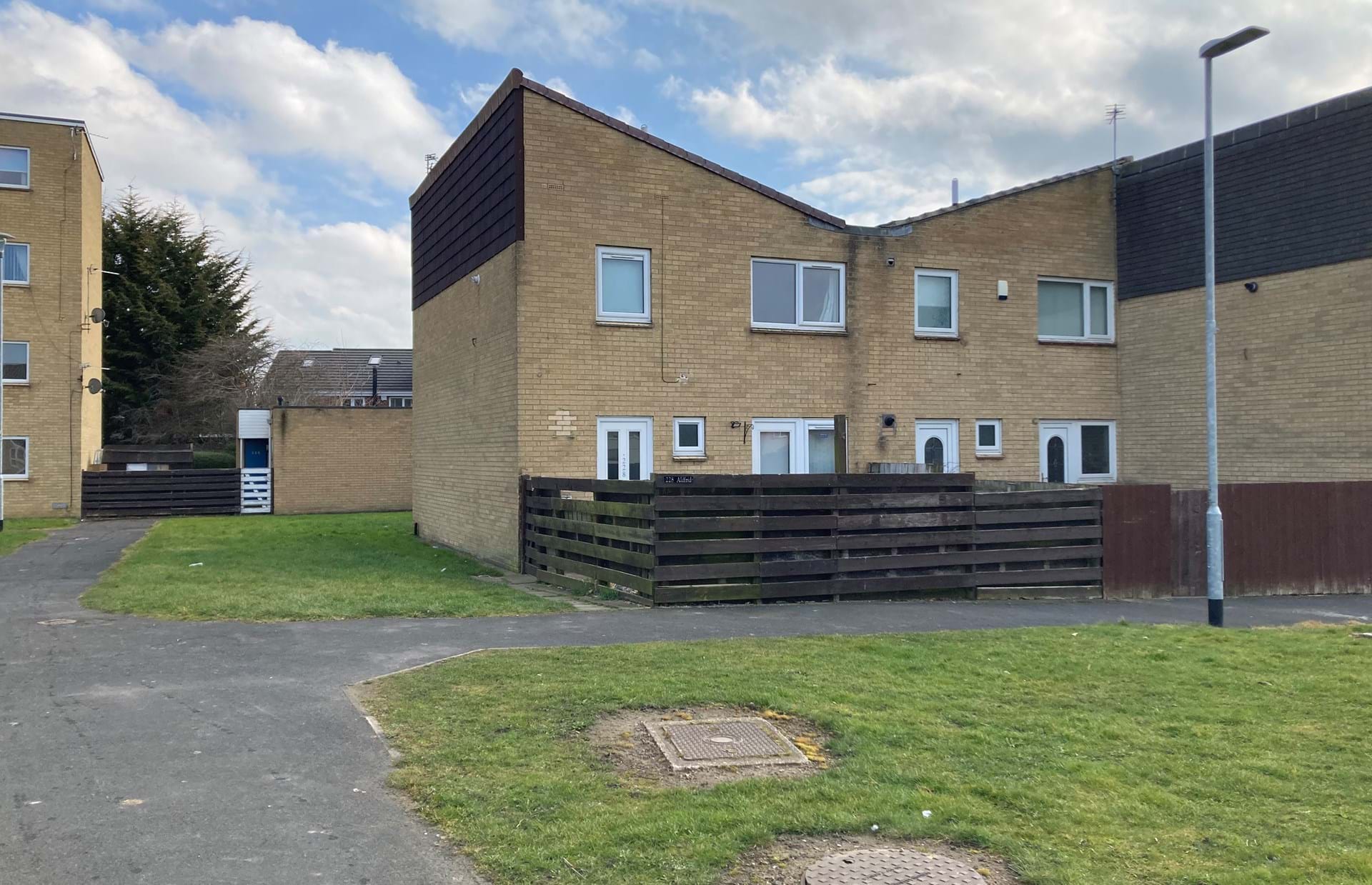 Front view. Aldfrid Place, Newton Aycliffe