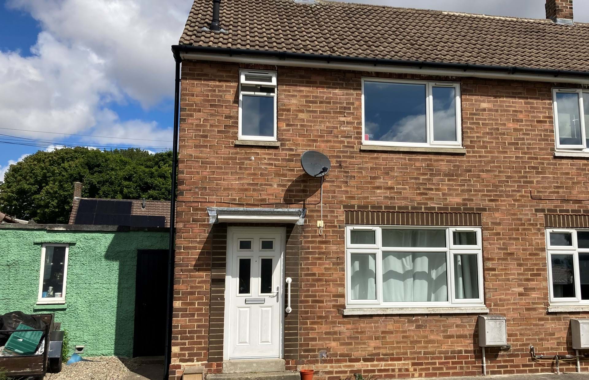 Front view, Newlands Road, Trimdon Village