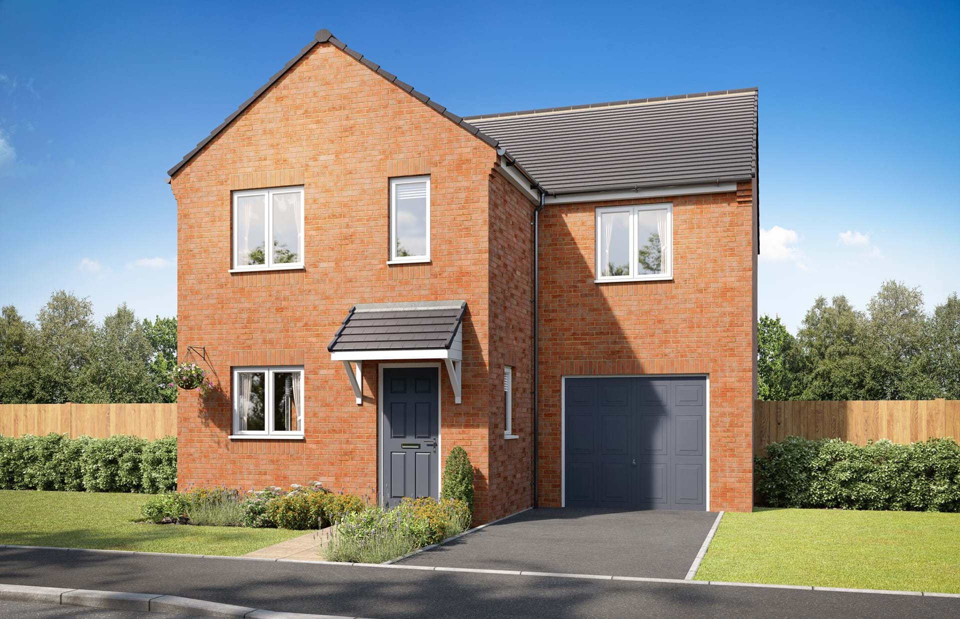 New All Saints development property CGI in Ferrryhill