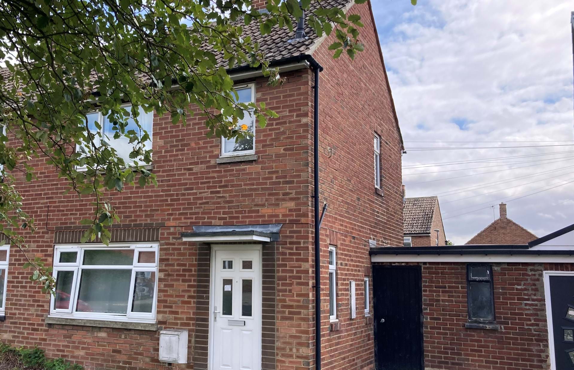 Front view, Chisholm Road, Trimdon Village
