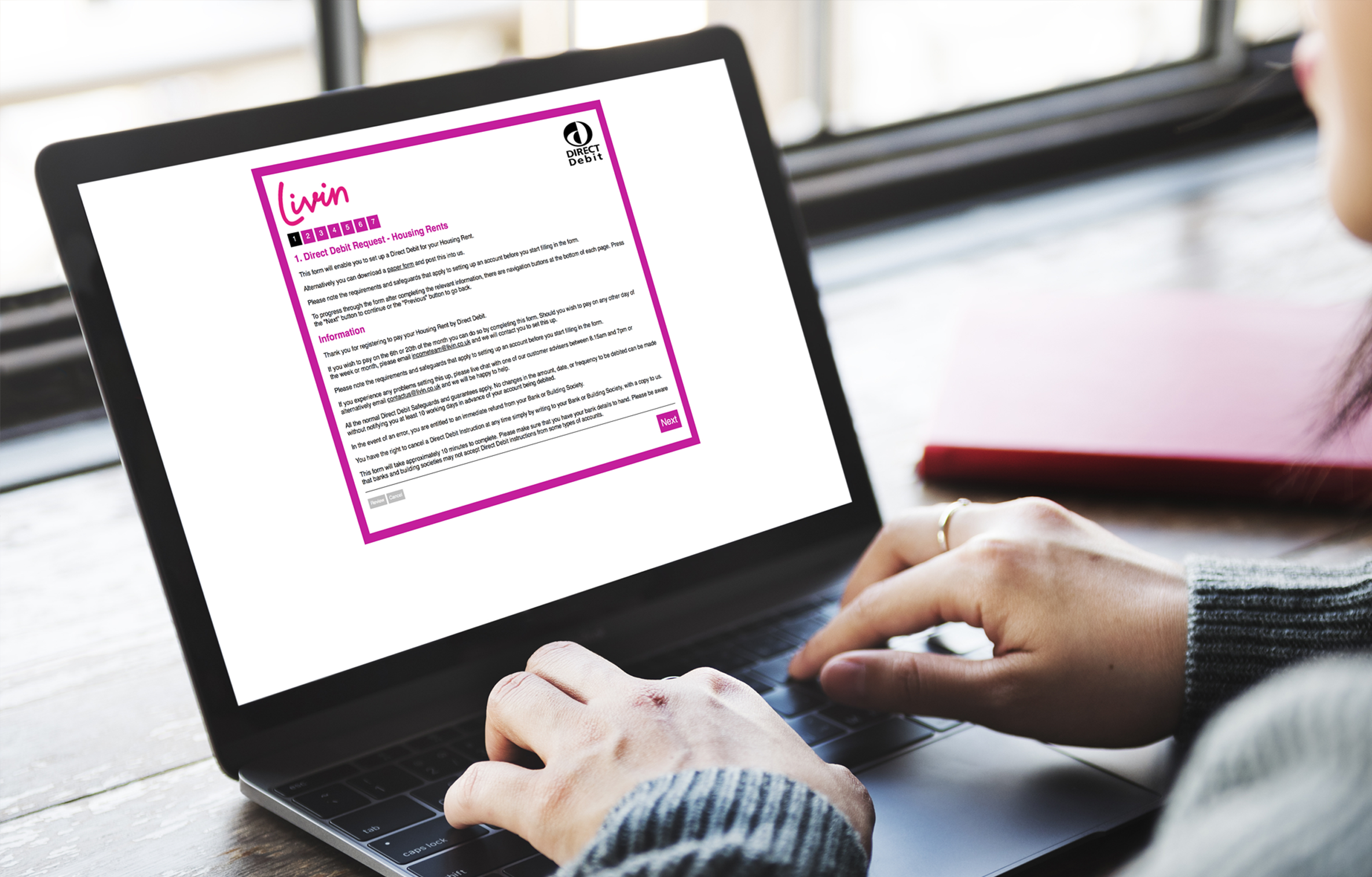 Set up a Livin direct debit