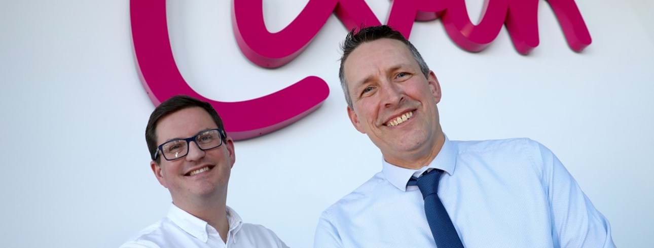 David Rafferty (left) and Paul Thompson (right) after their recent appointments at Livin