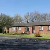 Street view of some bungalows in Fishburn
