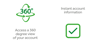 Access A 360 Degree View Of Your Account and Instant Account Information