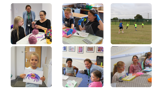 Pictured, Children of the Trimdon Summer Activities group, Helen McGill (Craft and Create CIC) and Georgina Langley (Volunteer) and Julie O'Connor (Community Regeneration Adviser)