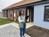 Stock Condition Surveyor inspecting a bungalow