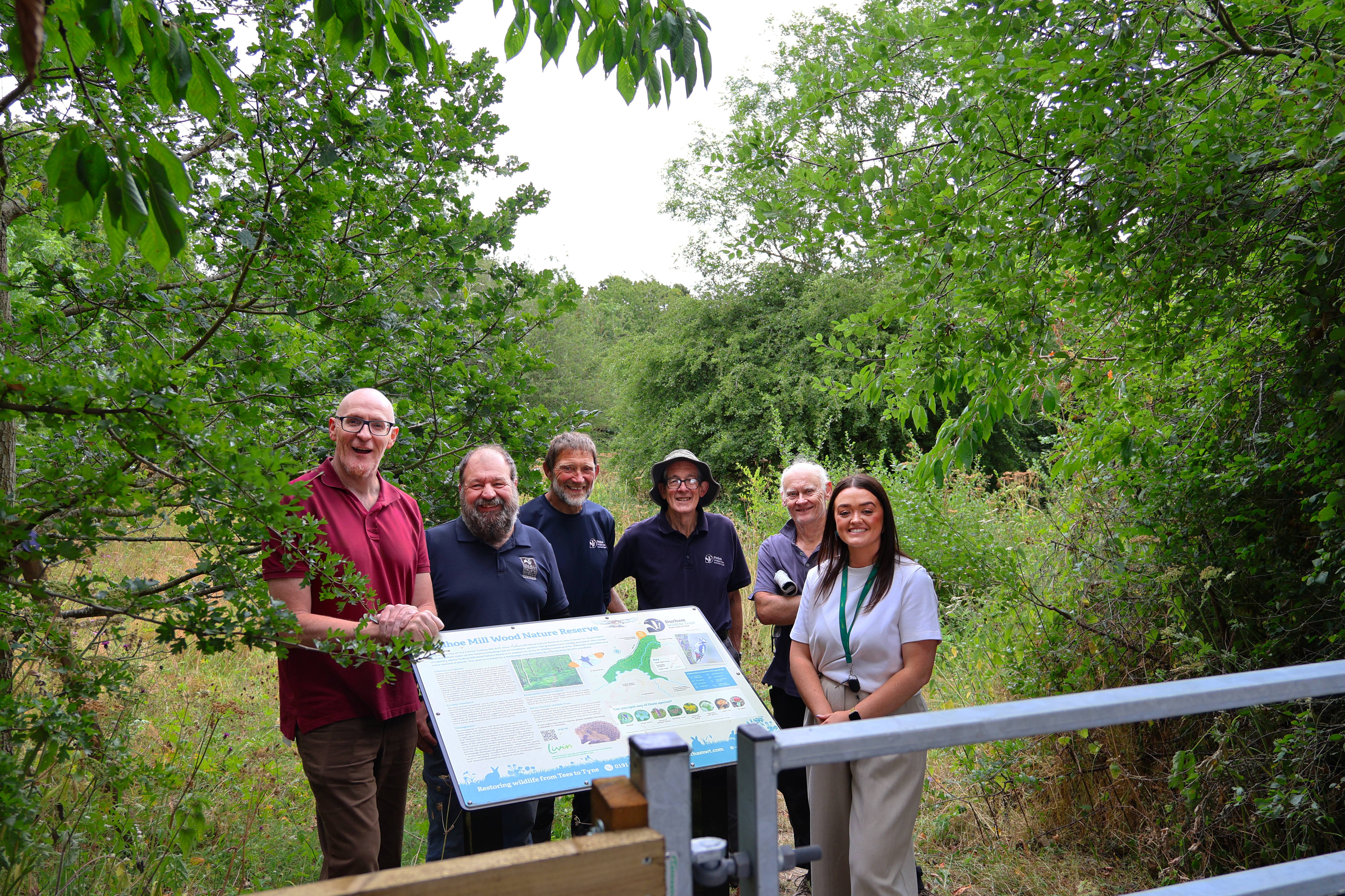 group of volunteers in a outdoor setting